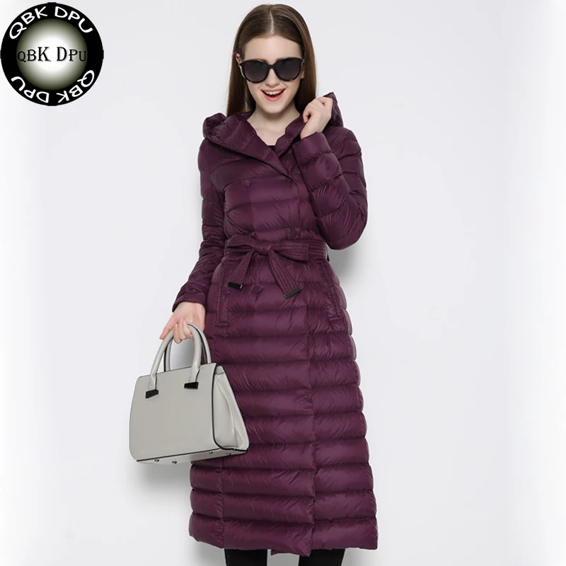 Casual Plus size ultra light down long jacket women 2018 Winter white duck down warm hooded coat Fashion double breasted outwear
Casual Plus size ultra light down long jacket women 2018 Winter white duck down warm hooded coat Fashion double breasted outwear