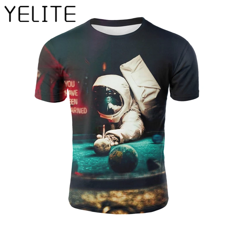 YELITE Astronaut T Shirt Explore Space Print T-shirt Creative Monkey Design Clothes Funny Casual Short Sleeve Hip Hop Style Tees
YELITE Astronaut T Shirt Explore Space Print T-shirt Creative Monkey Design Clothes Funny Casual Short Sleeve Hip Hop Style Tees