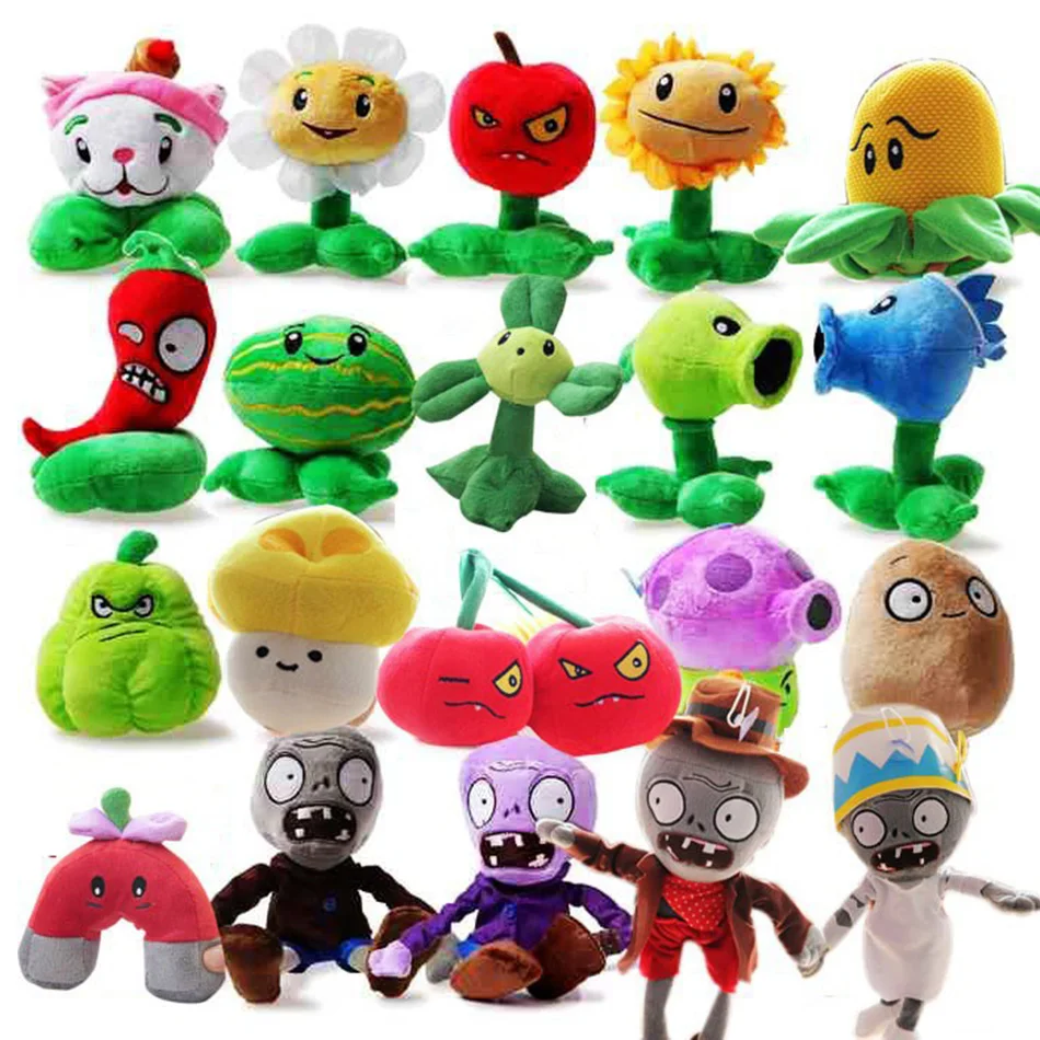 36 Styles Plants vs Zombies Plush Toys 12 28cm Plants vs