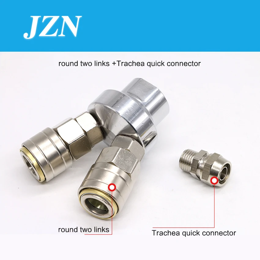 C type pneumatic quick connector self-locking round two ventilation tube quick plug male and female air pump air compressor
C type pneumatic quick connector self-locking round two ventilation tube quick plug male and female air pump air compressor