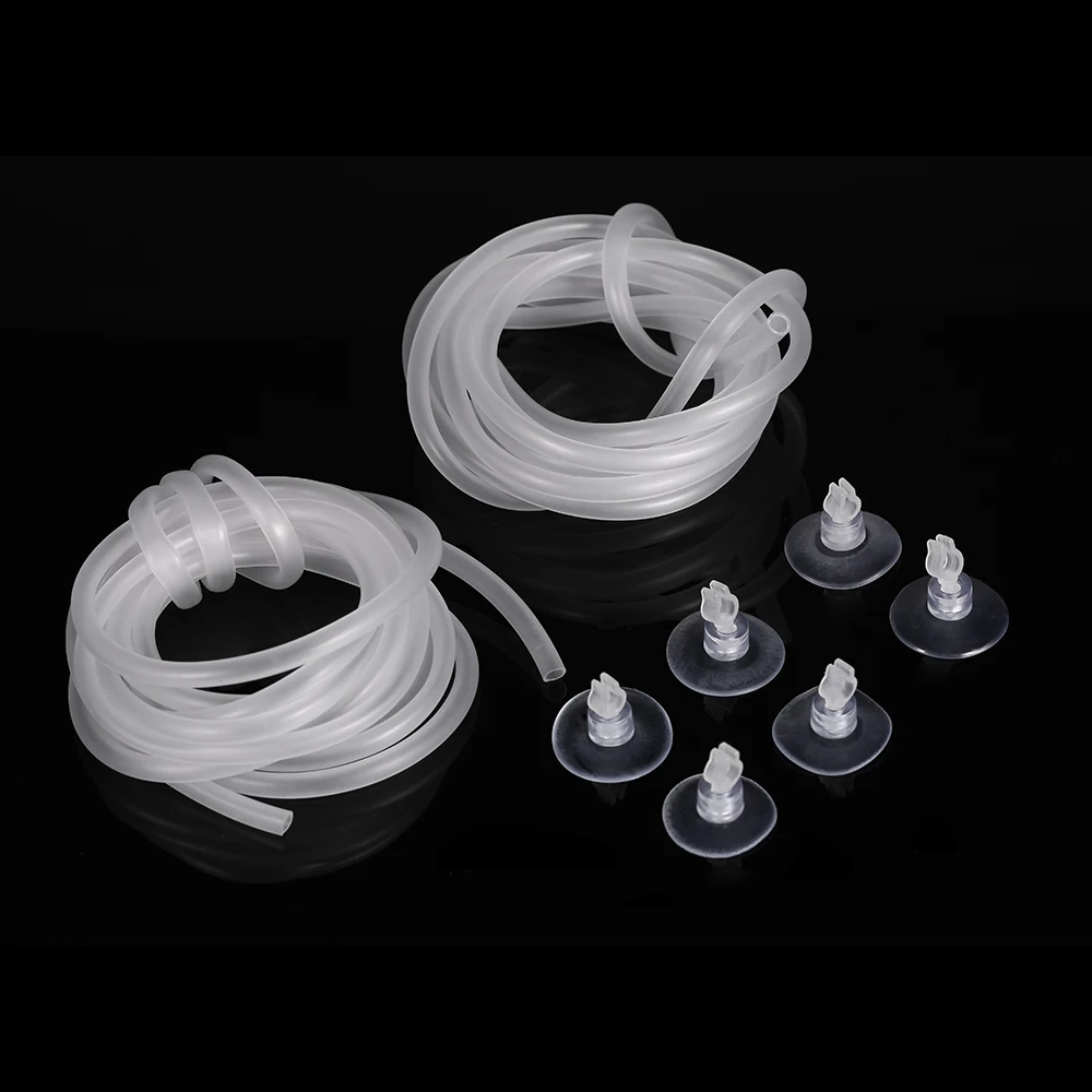 Fish Tank Accessories 2pcs 2.5m 4mm Aquarium Oxygen Pipe Soft Hoses +2pcs Stop Valve + 6pcs Suction Cups +2pcs Air Bubble Stone
Fish Tank Accessories 2pcs 2.5m 4mm Aquarium Oxygen Pipe Soft Hoses +2pcs Stop Valve + 6pcs Suction Cups +2pcs Air Bubble Stone