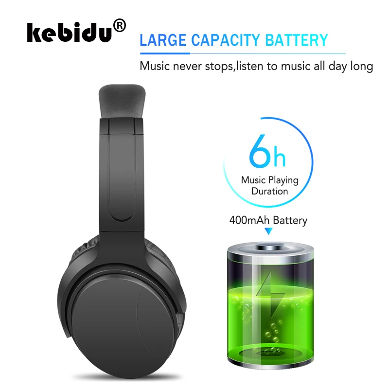kebidu Noise Cancelling Headphones Wireless Bluetooth 5.0 Wired Comfortable Foldable Stereo Over Ear Headset with microphone
kebidu Noise Cancelling Headphones Wireless Bluetooth 5.0 Wired Comfortable Foldable Stereo Over Ear Headset with microphone