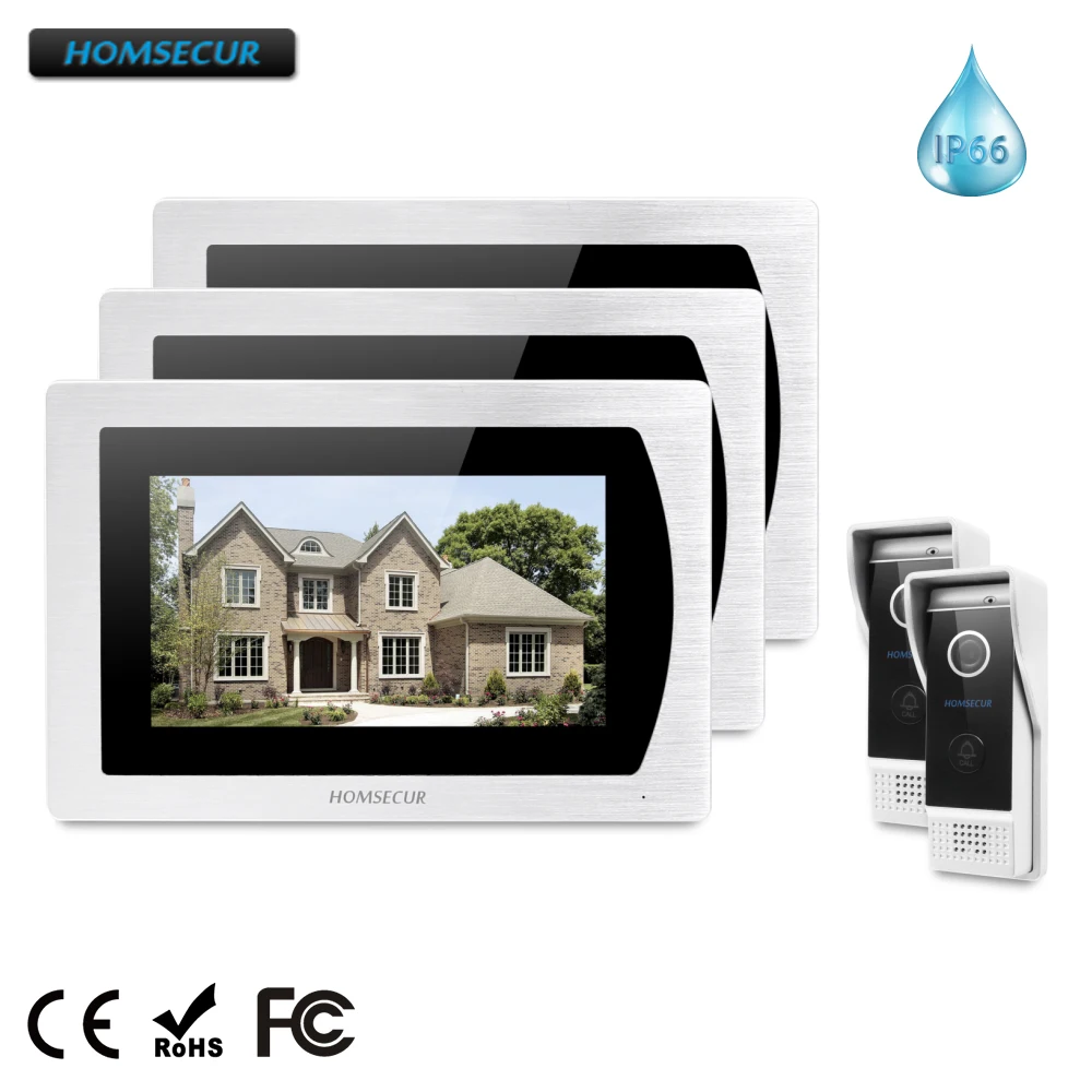 HOMSECUR 7" Wired Hands-free Video&Audio Home Intercom with Black Camera BC031-B +BM717-S
HOMSECUR 7" Wired Hands-free Video&Audio Home Intercom with Black Camera BC031-B +BM717-S