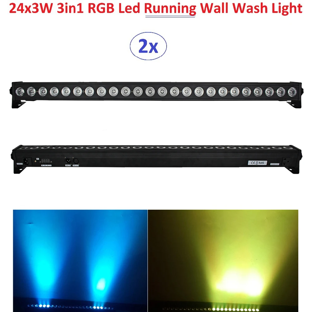 2xLot DHL Free Shipping 2016 Led Wall Washer Light 18X3W RGB 3in1 LED Line Bar Beam Wash Strobe Lights With Running Horse Effect
2xLot DHL Free Shipping 2016 Led Wall Washer Light 18X3W RGB 3in1 LED Line Bar Beam Wash Strobe Lights With Running Horse Effect