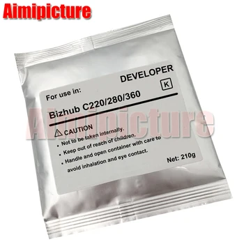 DV311 C220 C280 C360 Developer Powder For Konica Minolta copier parts compatible with C 220 280 360 Developer 4*210g/LOT
DV311 C220 C280 C360 Developer Powder For Konica Minolta copier parts compatible with C 220 280 360 Developer 4*210g/LOT