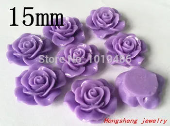 15mm 200pcs/lot purple color resin rose flower (back perforation) for chunky beads necklace jewelry making 
15mm 200pcs/lot purple color resin rose flower (back perforation) for chunky beads necklace jewelry making