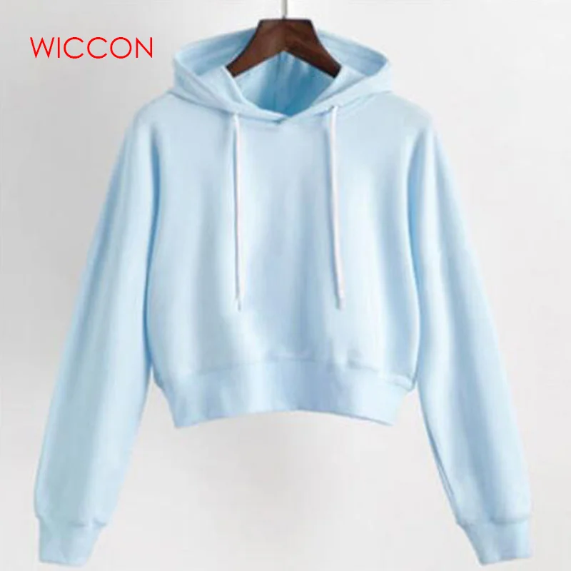 New Women Plain Hoodies Crop Top Solid Long Sleeve Ladies Hooded Pullover Summer Autumn Fashion Girl Sweatshirts Clothing
New Women Plain Hoodies Crop Top Solid Long Sleeve Ladies Hooded Pullover Summer Autumn Fashion Girl Sweatshirts Clothing