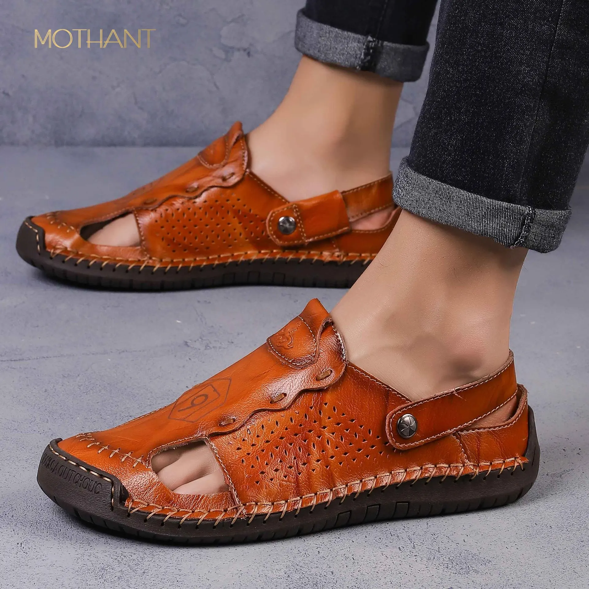 Outdoor travel large size sandals men's summer casual shoes leather outdoor beach breathable large size men's shoes
Outdoor travel large size sandals men's summer casual shoes leather outdoor beach breathable large size men's shoes