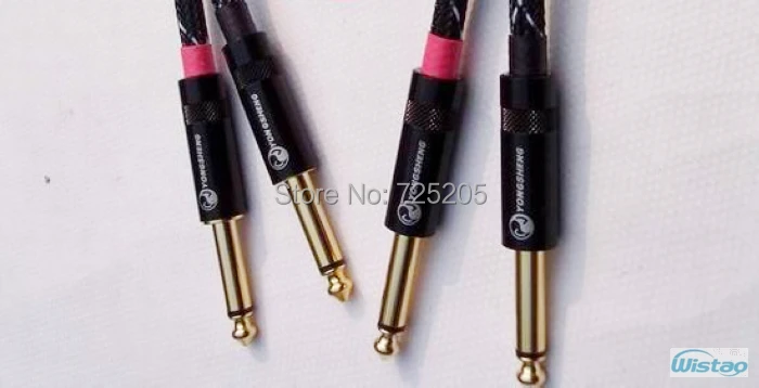 IWISTAO Hi Fi моно кабель 6 3 мм до 35 Choseal 4N OFC аудио Позолоченные вилки ручной работы от 1