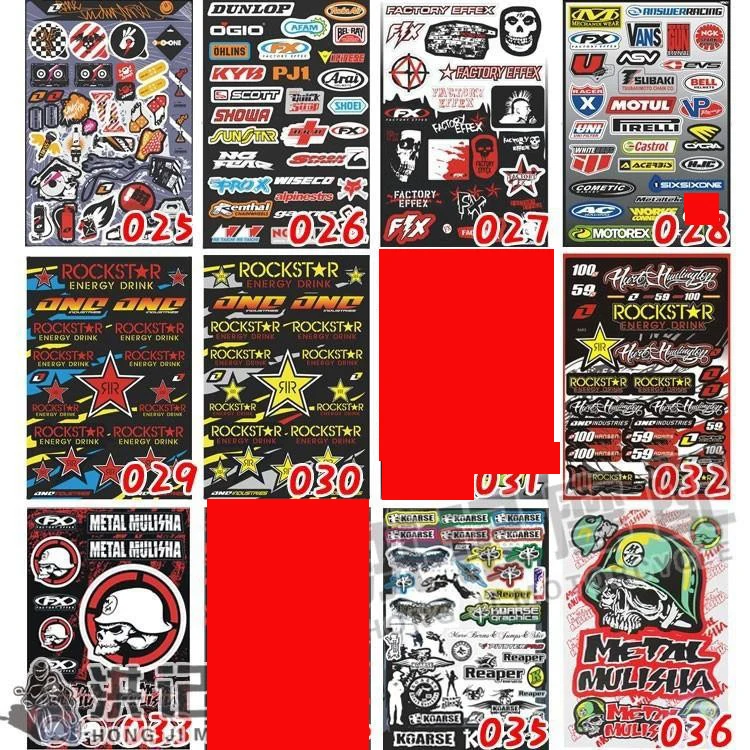 Free Shipping 10 Sheet Waterproof Motorcycle Sticker Motorbike Car Sticker Decals Dirt Pit Bike Stickers Wholesale
Free Shipping 10 Sheet Waterproof Motorcycle Sticker Motorbike Car Sticker Decals Dirt Pit Bike Stickers Wholesale