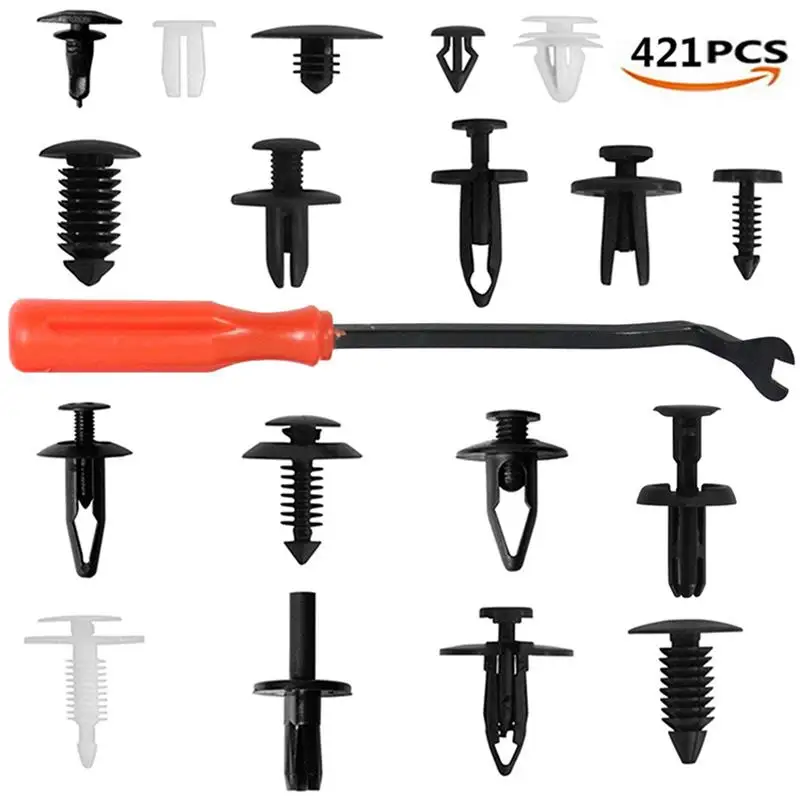 421pcs Car Mixed Auto Plastic Fastener Clip Car Trim Panel Clips Push Retainers Plastic Rivet Car Door Trim Clips Retainer Clips
421pcs Car Mixed Auto Plastic Fastener Clip Car Trim Panel Clips Push Retainers Plastic Rivet Car Door Trim Clips Retainer Clips