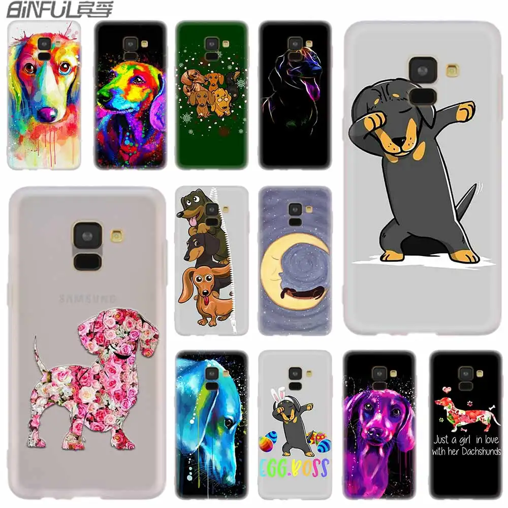 Cover Silicone case For Samsung Galaxy A6 A8 A9 A7 A5 A3 Plus 2018 2017 2016 2015 A6S Star Dachshund Silhouette Dog
Cover Silicone case For Samsung Galaxy A6 A8 A9 A7 A5 A3 Plus 2018 2017 2016 2015 A6S Star Dachshund Silhouette Dog