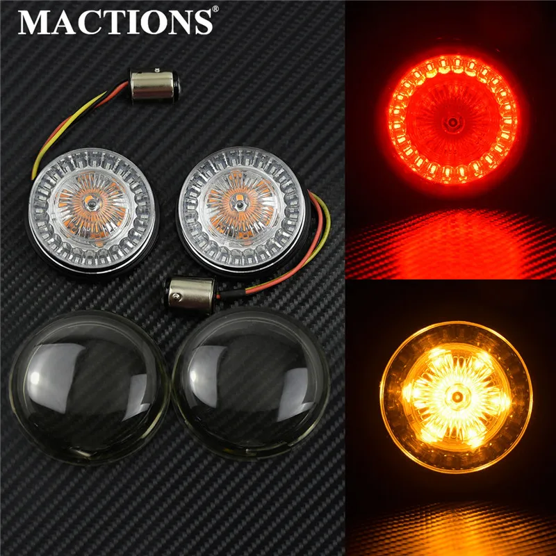 1157 Bullet 2x Red/Amber LED Turn Signal w/ Lens 2pcs For Harley Sportster Dyna Softail Touring Road King 2011-2017
1157 Bullet 2x Red/Amber LED Turn Signal w/ Lens 2pcs For Harley Sportster Dyna Softail Touring Road King 2011-2017