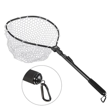 85 cm Telescoping Fly Fishing Net Aluminum Alloy Foldable Landing Net Pole Rubber Net Fishing Accessories
85 cm Telescoping Fly Fishing Net Aluminum Alloy Foldable Landing Net Pole Rubber Net Fishing Accessories