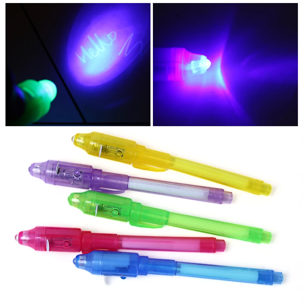 1PC Pro Purple 2 In 1 UV Black Light Invisible Ink Pen Combo Magic Creative Stationery Waterproof Drawing Painting
1PC Pro Purple 2 In 1 UV Black Light Invisible Ink Pen Combo Magic Creative Stationery Waterproof Drawing Painting