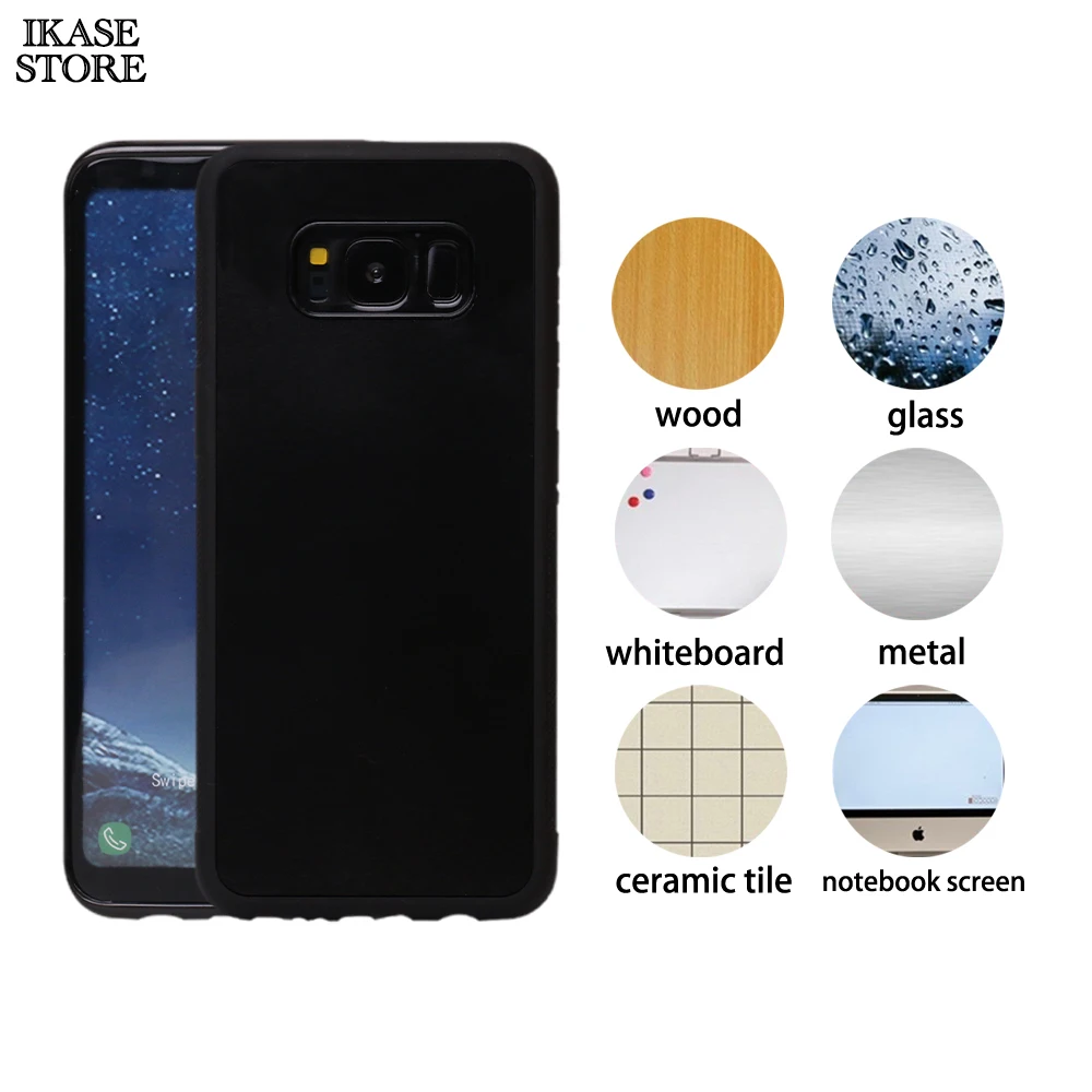 

Ikase store Anti Gravity Phone Case For Samsung Galaxy Note 9 Note 8 S9 S8 S7 S6 edge plus Antigravity Nano Suction Cover case