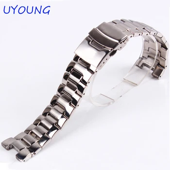 Quality stainless steel Watchband 23mm Replacement Steel Watch bands For Casio EF-534 
Quality stainless steel Watchband 23mm Replacement Steel Watch bands For Casio EF-534