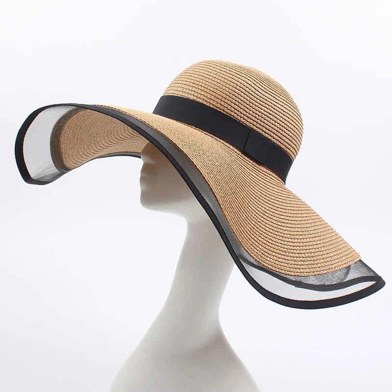 2019 Large Mesh Brim 16CM Floppy Bucket Hat Women Bow Summer Hat Fashion Ladies Foldable Paper Straw Sun Hat Travel Sombrero Cap
2019 Large Mesh Brim 16CM Floppy Bucket Hat Women Bow Summer Hat Fashion Ladies Foldable Paper Straw Sun Hat Travel Sombrero Cap