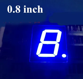 BLUE 0.8 inch 7 Segment LED Display 1 Bit Digital Tube 0.8" 0.8in Common CATHODE(Nixie tube)
BLUE 0.8 inch 7 Segment LED Display 1 Bit Digital Tube 0.8" 0.8in Common CATHODE(Nixie tube)