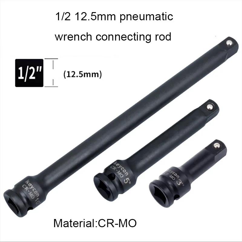 High Quality 1pc 1/2" 12.5mm 3"/5"/10" CR-MO Pneumatic Drive Socket Extension Bar Black Extension Rod Hand Tool Auto Repair Tool
High Quality 1pc 1/2" 12.5mm 3"/5"/10" CR-MO Pneumatic Drive Socket Extension Bar Black Extension Rod Hand Tool Auto Repair Tool