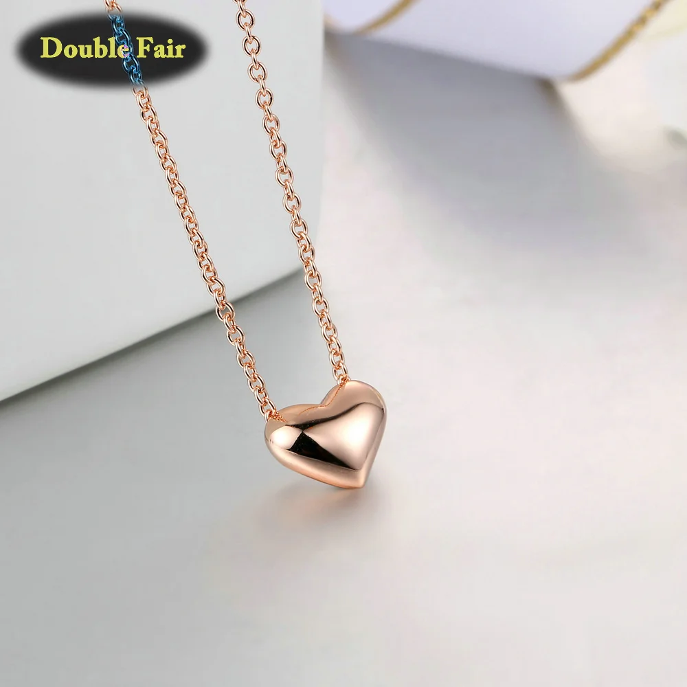 Love Cute Metal Heart Chain Necklace & Pendant For Women/Girls Silver/Rose Gold Color Simple Style Fashion Jewelry Gift DWN099
Love Cute Metal Heart Chain Necklace & Pendant For Women/Girls Silver/Rose Gold Color Simple Style Fashion Jewelry Gift DWN099