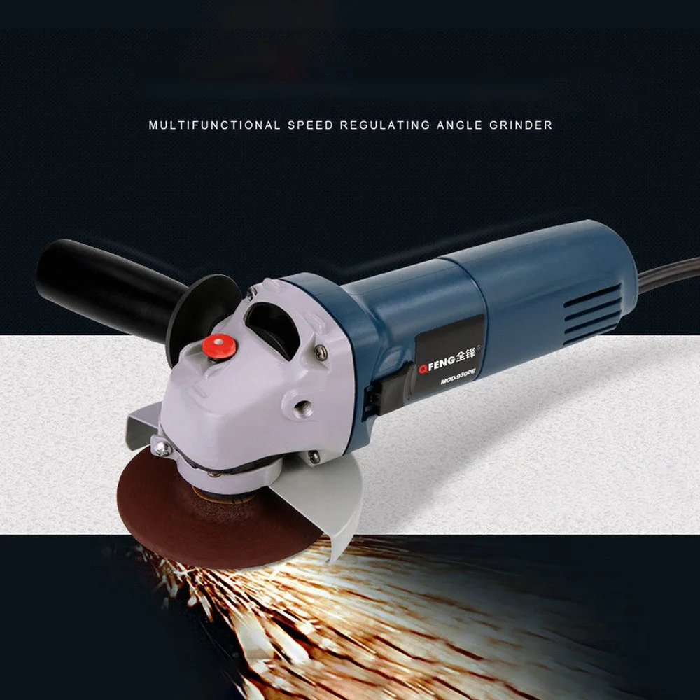 4-1/2" Angle Grinder Electric Variable Speed Electric Grinder Wheel Cut-off Tool for Grinding or Cutting Metal
4-1/2" Angle Grinder Electric Variable Speed Electric Grinder Wheel Cut-off Tool for Grinding or Cutting Metal