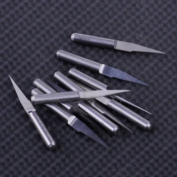 LETAOSK New 10pcs Tungsten Steel V-Shape 10 Degree 0.1mm PCB Engraving Bit CNC Router Tool
LETAOSK New 10pcs Tungsten Steel V-Shape 10 Degree 0.1mm PCB Engraving Bit CNC Router Tool