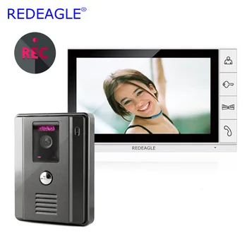 REDEAGLE 9 inch LCD Home Wired Video Door Phone recording Intercom Entry Security System with Wide Angle Camera MAX. 32GB Record
REDEAGLE 9 inch LCD Home Wired Video Door Phone recording Intercom Entry Security System with Wide Angle Camera MAX. 32GB Record