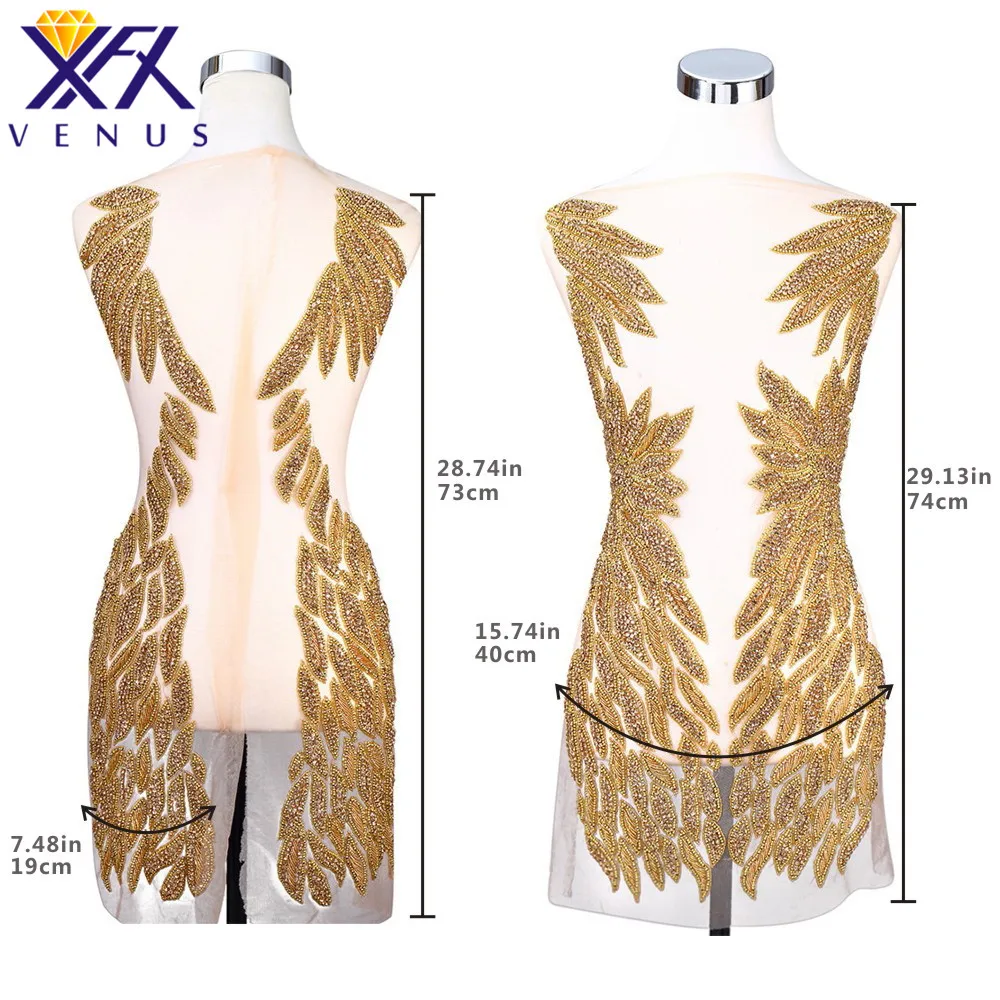 XFX VENUS Rhinestones Sequins Beads Applique Crystals Decorative Long Patches Bridal Long Trim Dress Sewing Embroidered Patches
XFX VENUS Rhinestones Sequins Beads Applique Crystals Decorative Long Patches Bridal Long Trim Dress Sewing Embroidered Patches