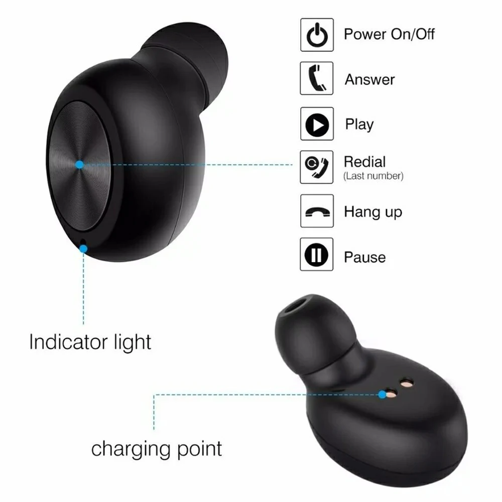 WELTEAYO X17 USB Wireless Bluetooth Headphone Mini Invisible Earphone Business Driving Headset Earbud with Mic for iPhone Xiaomi
WELTEAYO X17 USB Wireless Bluetooth Headphone Mini Invisible Earphone Business Driving Headset Earbud with Mic for iPhone Xiaomi