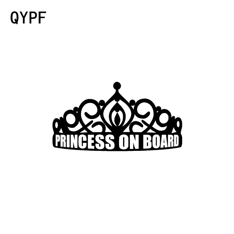 QYPF 14.5CM*7.8CM Decal Princess On Board Crown Tiara Elegant Vinyl Car Baby Sticker Black/Sliver C14-0086
QYPF 14.5CM*7.8CM Decal Princess On Board Crown Tiara Elegant Vinyl Car Baby Sticker Black/Sliver C14-0086