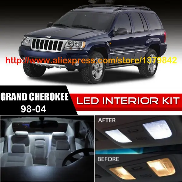 Free Shipping 12Pcs/Lot 12v Xenon White/Blue Package Kit LED Interior Lights For 98-04 Jeep Grand Cherokee
Free Shipping 12Pcs/Lot 12v Xenon White/Blue Package Kit LED Interior Lights For 98-04 Jeep Grand Cherokee