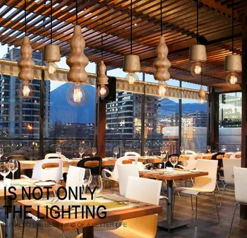 Edison Loft Style Wooden Gourd Droplight Modern Pendant Light Fixtures For Living Dining Room Hanging Lamp Indoor Lighting
Edison Loft Style Wooden Gourd Droplight Modern Pendant Light Fixtures For Living Dining Room Hanging Lamp Indoor Lighting