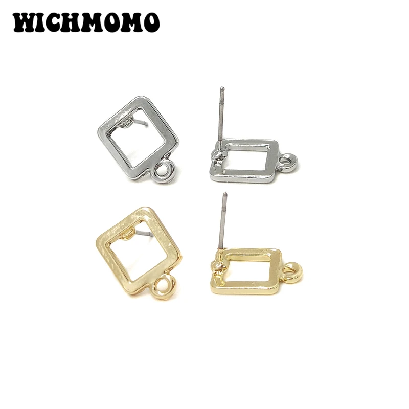 2019 New Fashion 13*10mm 10pieces/bag Zinc Alloy Gold Square Earring Base Connectors Linker for DIY Earring Jewelry Accessories
2019 New Fashion 13*10mm 10pieces/bag Zinc Alloy Gold Square Earring Base Connectors Linker for DIY Earring Jewelry Accessories