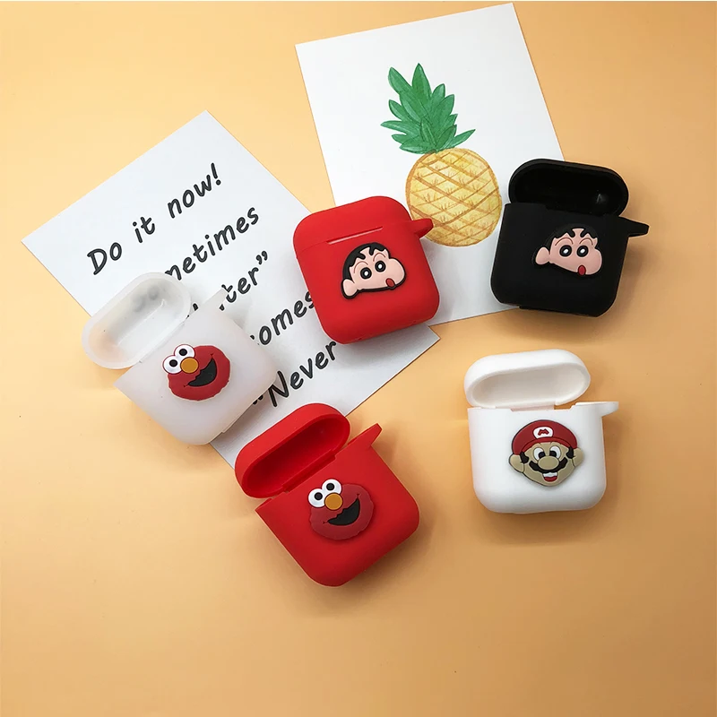 Cute Cartoon Soft Silicone Case For Apple Airpods Accessories Bluetooth Earphone Case Protective Cover Lovely Decor with Strap
Cute Cartoon Soft Silicone Case For Apple Airpods Accessories Bluetooth Earphone Case Protective Cover Lovely Decor with Strap