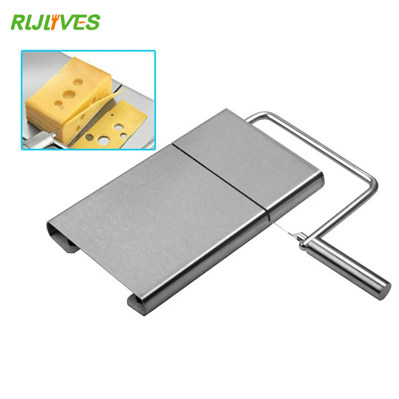 Stainless Steel Wire Making Cheese Slicer Butter Cutter Knife Board Dessert Blade Kitchen Cooking Bake Tool Kitchen Accessories
Stainless Steel Wire Making Cheese Slicer Butter Cutter Knife Board Dessert Blade Kitchen Cooking Bake Tool Kitchen Accessories
