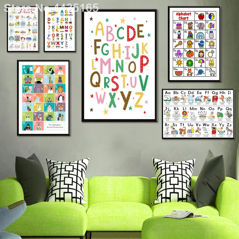 My ABC Alphabet Poster Yoga Astanga Pose Learning Table Child Posters and Prints Wall Art Picture for KIDS Room Decorative
My ABC Alphabet Poster Yoga Astanga Pose Learning Table Child Posters and Prints Wall Art Picture for KIDS Room Decorative