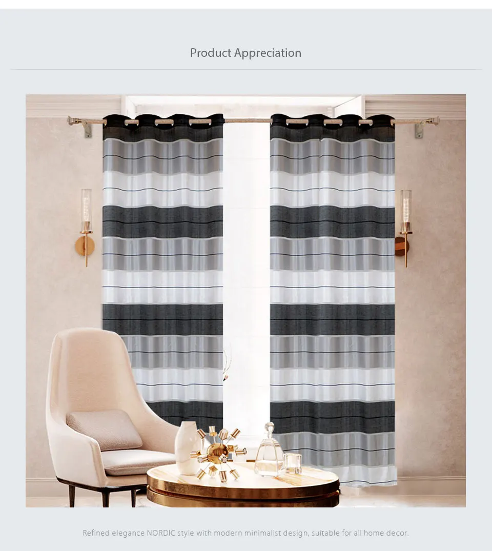 Flying Nordic Modern Curtains for Window Living Room the Bedroom Striped Home Made Natural Polyester Drapes
Flying Nordic Modern Curtains for Window Living Room the Bedroom Striped Home Made Natural Polyester Drapes