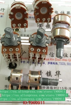 1pcs/lot 166XL effect of 148 quadruple potentiometer B50K C50K anti-handle length 15MMF with shell step 
1pcs/lot 166XL effect of 148 quadruple potentiometer B50K C50K anti-handle length 15MMF with shell step