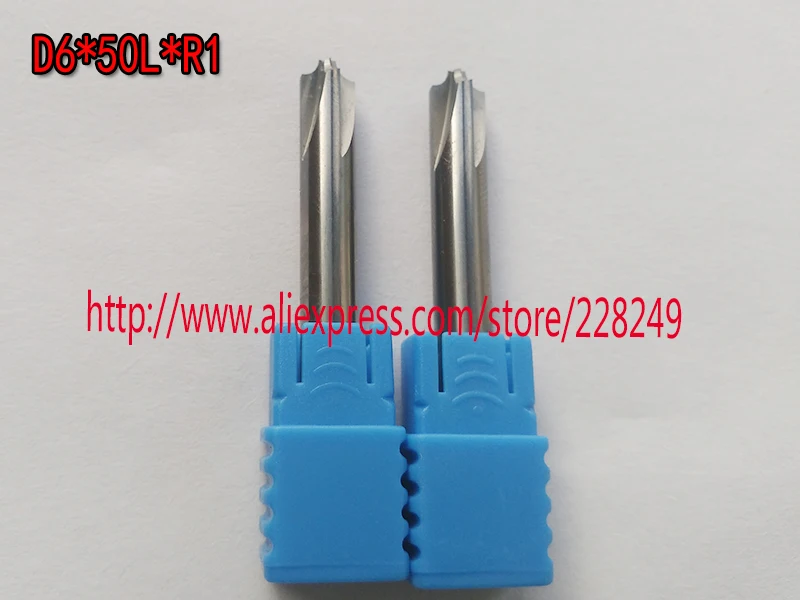 1pc D6*50L*R1 HRC50 Solid carbide chamfering milling cutter Chamfer route bits for Aluminum knife tools
1pc D6*50L*R1 HRC50 Solid carbide chamfering milling cutter Chamfer route bits for Aluminum knife tools