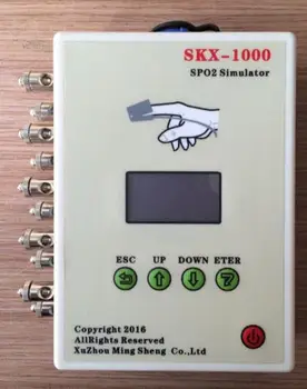 Upgraded version of the oxygen ECG integrated simulator SKX-1000E+ oxygen saturation detector
Upgraded version of the oxygen ECG integrated simulator SKX-1000E+ oxygen saturation detector