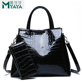 MAIYAYA Luxury Tote Bags For Women Vintage Composite Bags Ladies Crocodile Pattern Handbag Set Large Capacity Shoulder Bag+Purse
MAIYAYA Luxury Tote Bags For Women Vintage Composite Bags Ladies Crocodile Pattern Handbag Set Large Capacity Shoulder Bag+Purse