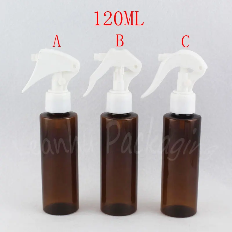120ML Brown Flat Shoulder Plastic Bottle With Trigger Spray Pump , 120CC Toner / Water Sub-bottling , Empty Cosmetic Container
120ML Brown Flat Shoulder Plastic Bottle With Trigger Spray Pump , 120CC Toner / Water Sub-bottling , Empty Cosmetic Container