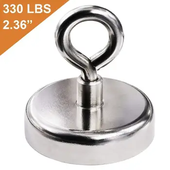 50 pieces MIKEDE Super Strong Neodymium fishing magnet,330 lbs(150 KG)2.36inch(60mm) strong Neodymium fishing magnets
50 pieces MIKEDE Super Strong Neodymium fishing magnet,330 lbs(150 KG)2.36inch(60mm) strong Neodymium fishing magnets