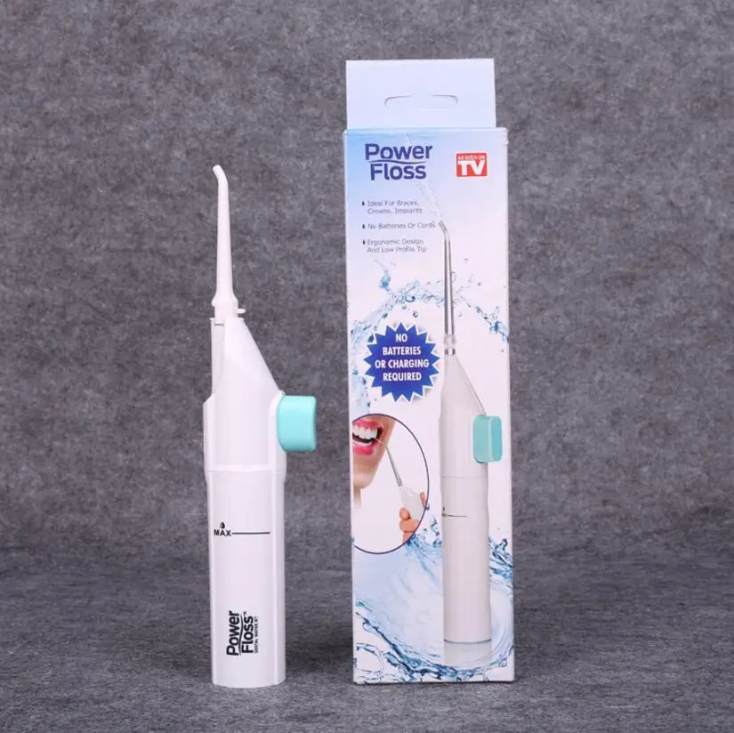 Portable Power Floss Cleaning Whitening Cleaner Kit Irrigator Oral Irrigator Water Flosser Pick Jet Dental No Batteries Dental
Portable Power Floss Cleaning Whitening Cleaner Kit Irrigator Oral Irrigator Water Flosser Pick Jet Dental No Batteries Dental