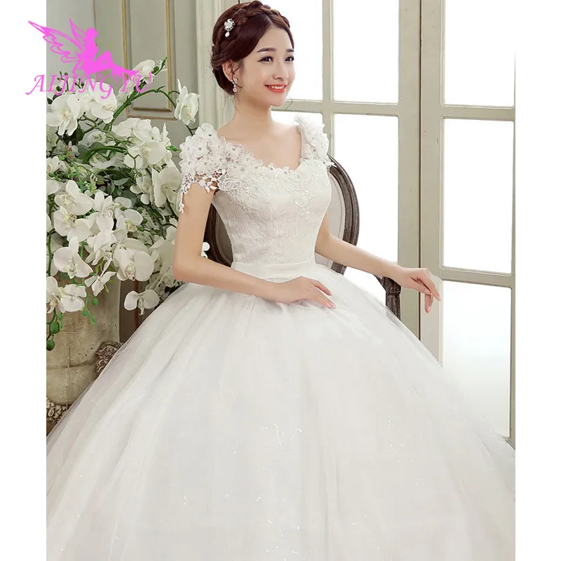 AIJINGYU 2018 luxury free shipping new hot selling cheap ball gown lace up back formal bride dresses wedding dress FU183
AIJINGYU 2018 luxury free shipping new hot selling cheap ball gown lace up back formal bride dresses wedding dress FU183
