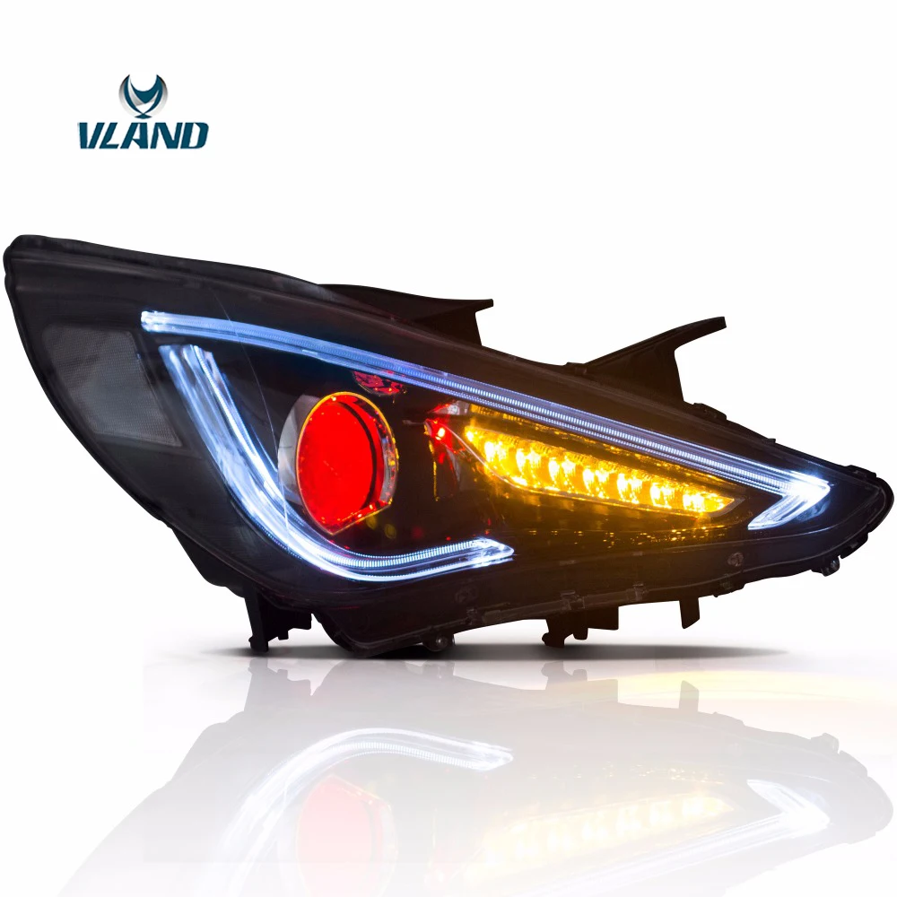 Vland Car Assembly Headlights For Sonata 2011-2014 Headlight With Demon Eyes Led Head Lamp
Vland Car Assembly Headlights For Sonata 2011-2014 Headlight With Demon Eyes Led Head Lamp