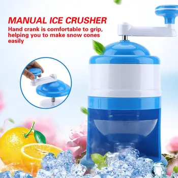 Portable Stainless Steel Household Handheld Manual Ice Crusher Hand Shaved Ice Machine For Shaved Ice Snow Cones Slushies
Portable Stainless Steel Household Handheld Manual Ice Crusher Hand Shaved Ice Machine For Shaved Ice Snow Cones Slushies