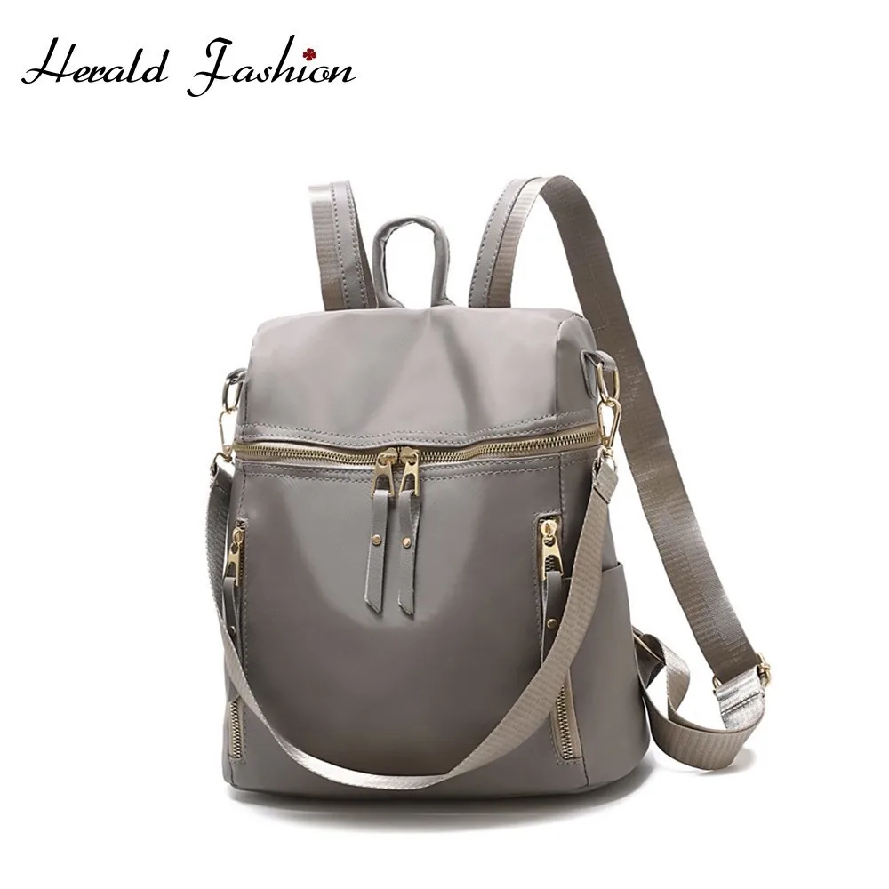 Herald Fashion Larger Capacity Women Backpacks Quality Leather School Bags For Teenage Girls Solid Ladies' Travel Shoulder Bag
Herald Fashion Larger Capacity Women Backpacks Quality Leather School Bags For Teenage Girls Solid Ladies' Travel Shoulder Bag