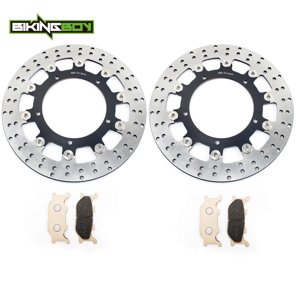 BIKINGBOY ForYamaha FZ6 2004 2005 2006 FZ 600 S 04 05 06 Front Brake Discs Disks Rotors Pads Motor Replacement 2 Piston Caliper
BIKINGBOY ForYamaha FZ6 2004 2005 2006 FZ 600 S 04 05 06 Front Brake Discs Disks Rotors Pads Motor Replacement 2 Piston Caliper